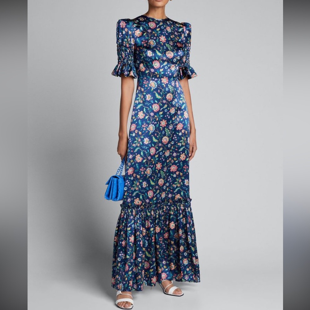 The Vampires Wife floral liberty Tiered A-Line Maxi Dress